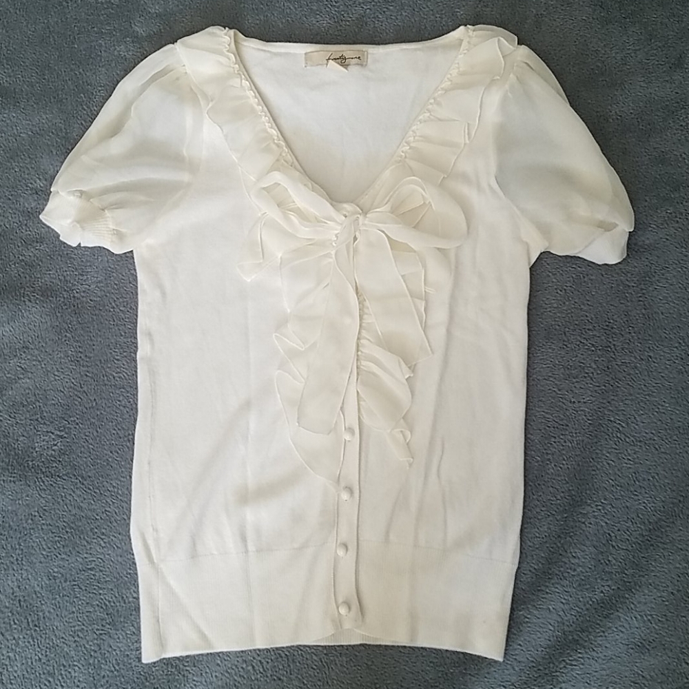 Cream cardigan